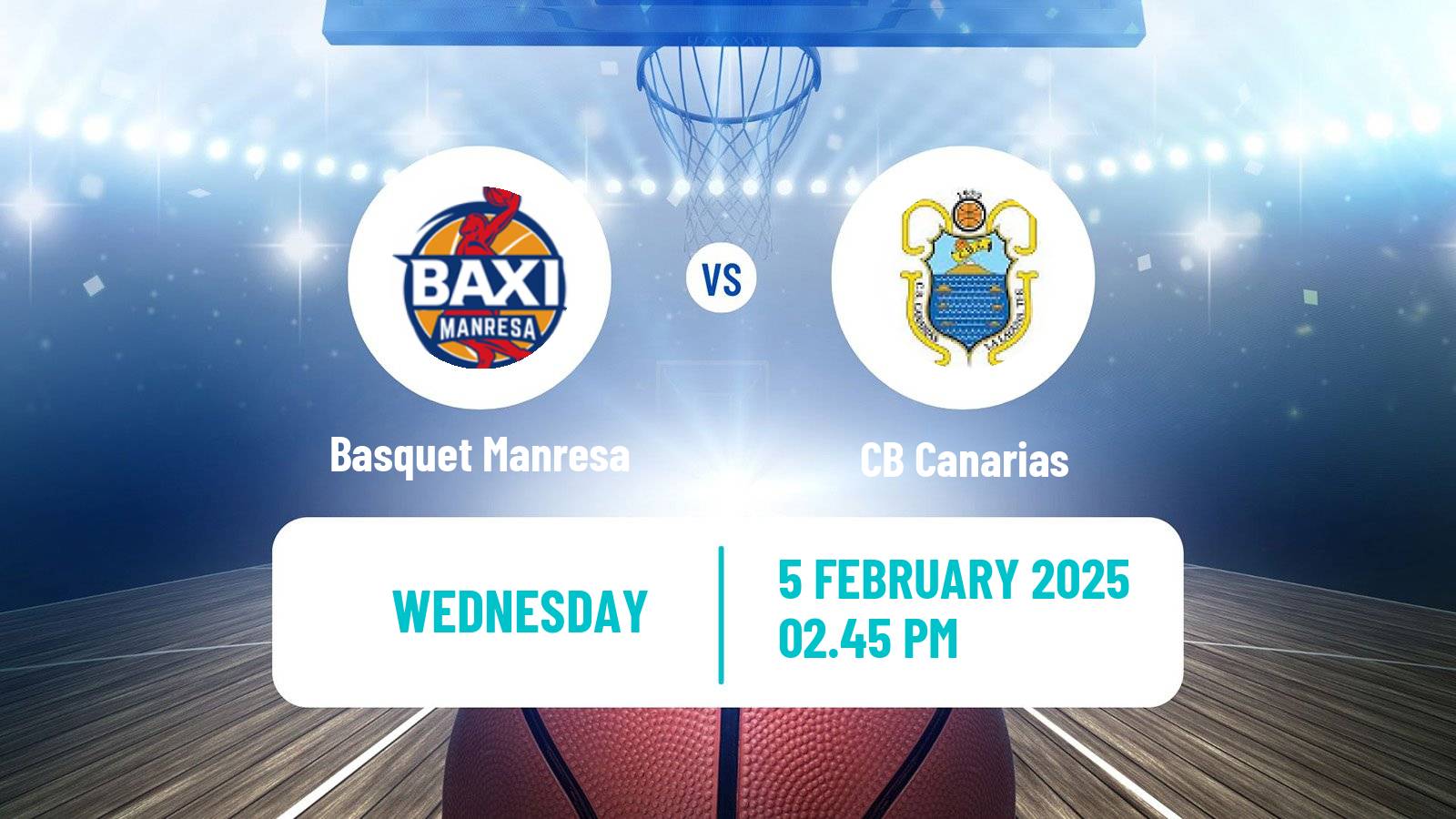 Basketball Champions League Basketball Basquet Manresa - Canarias