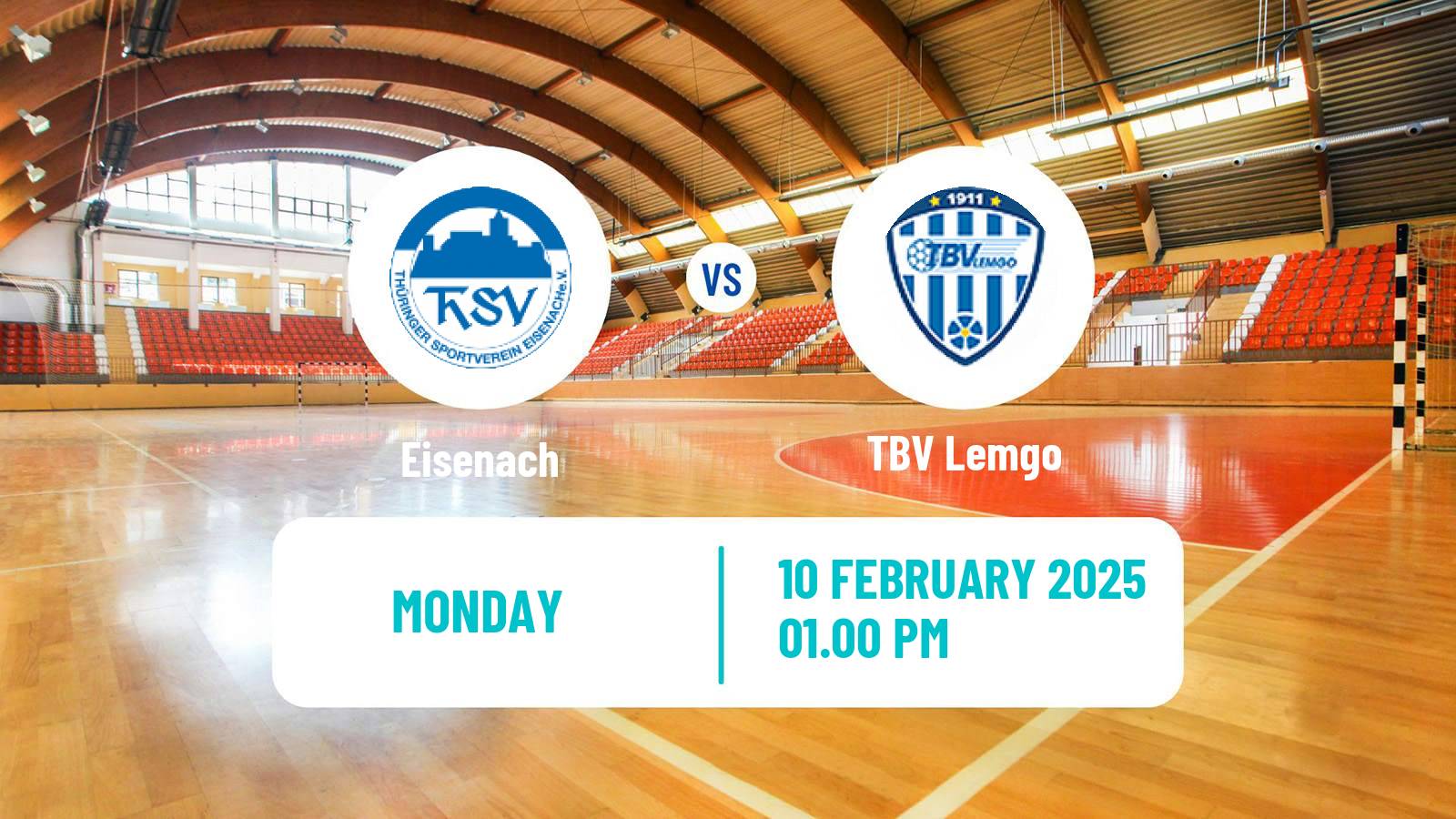 Handball German Bundesliga Handball Eisenach - TBV Lemgo