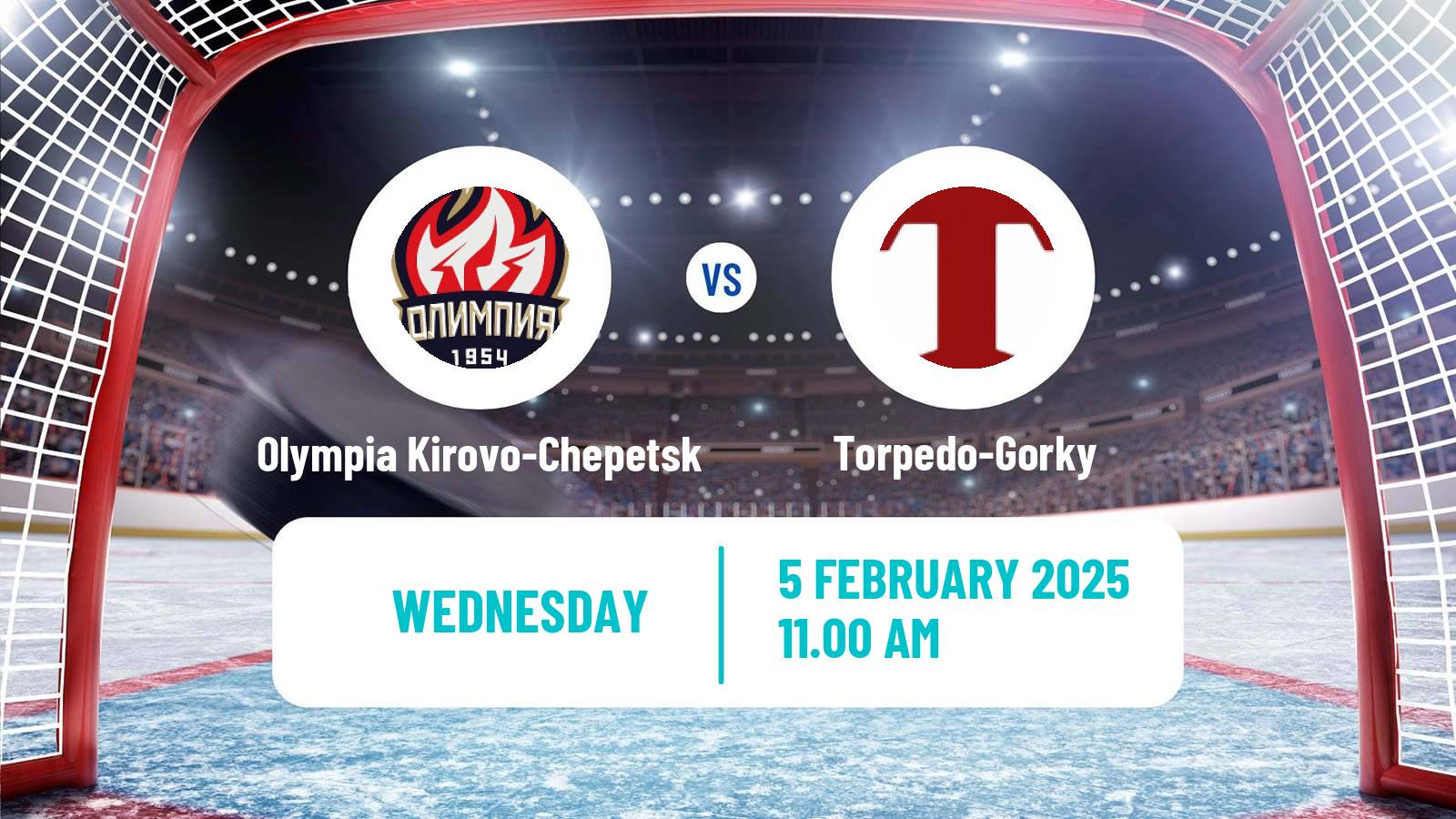 Hockey VHL Olympia Kirovo-Chepetsk - Torpedo-Gorky