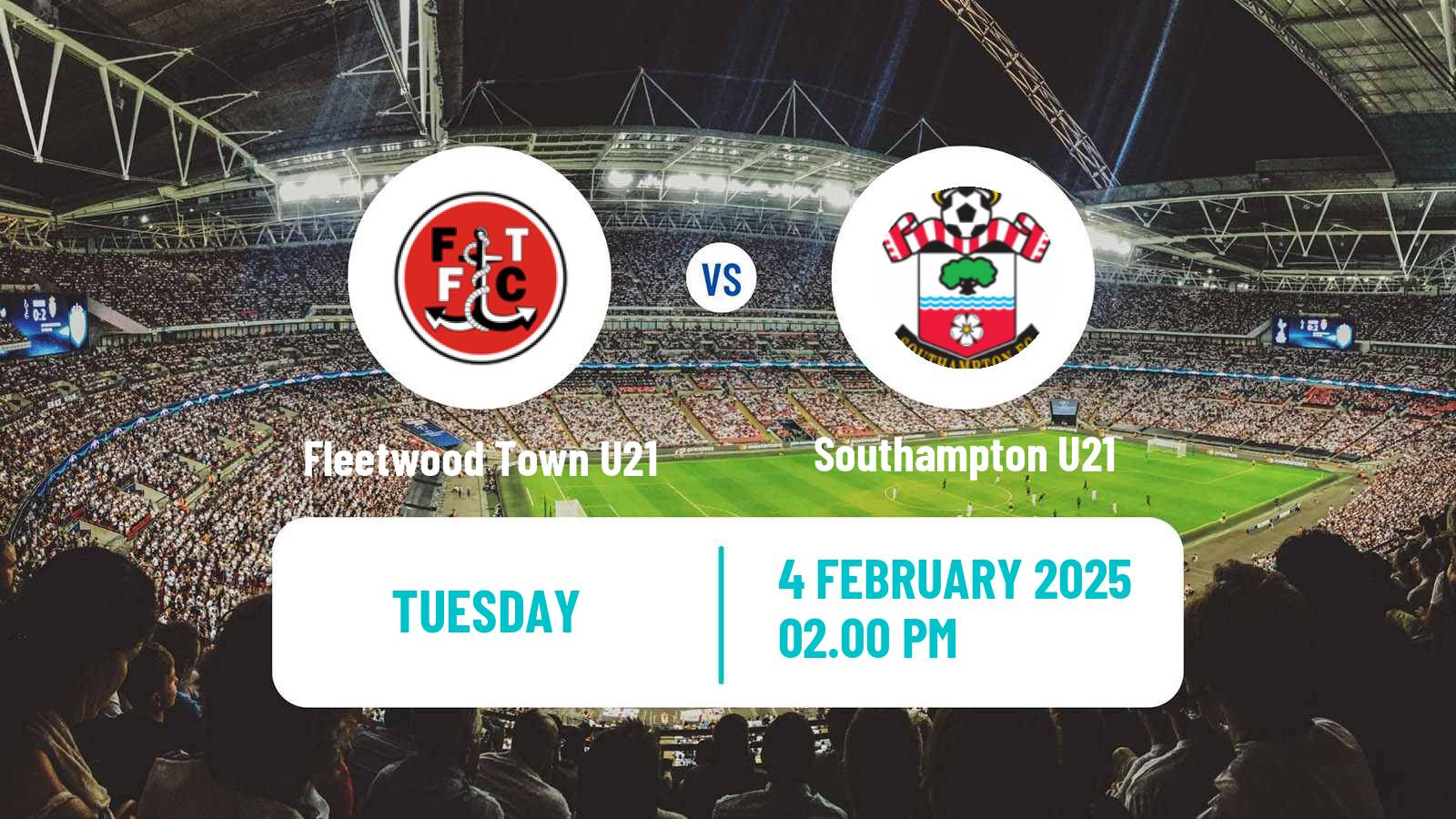 Soccer English Premier League Cup Fleetwood Town U21 - Southampton U21