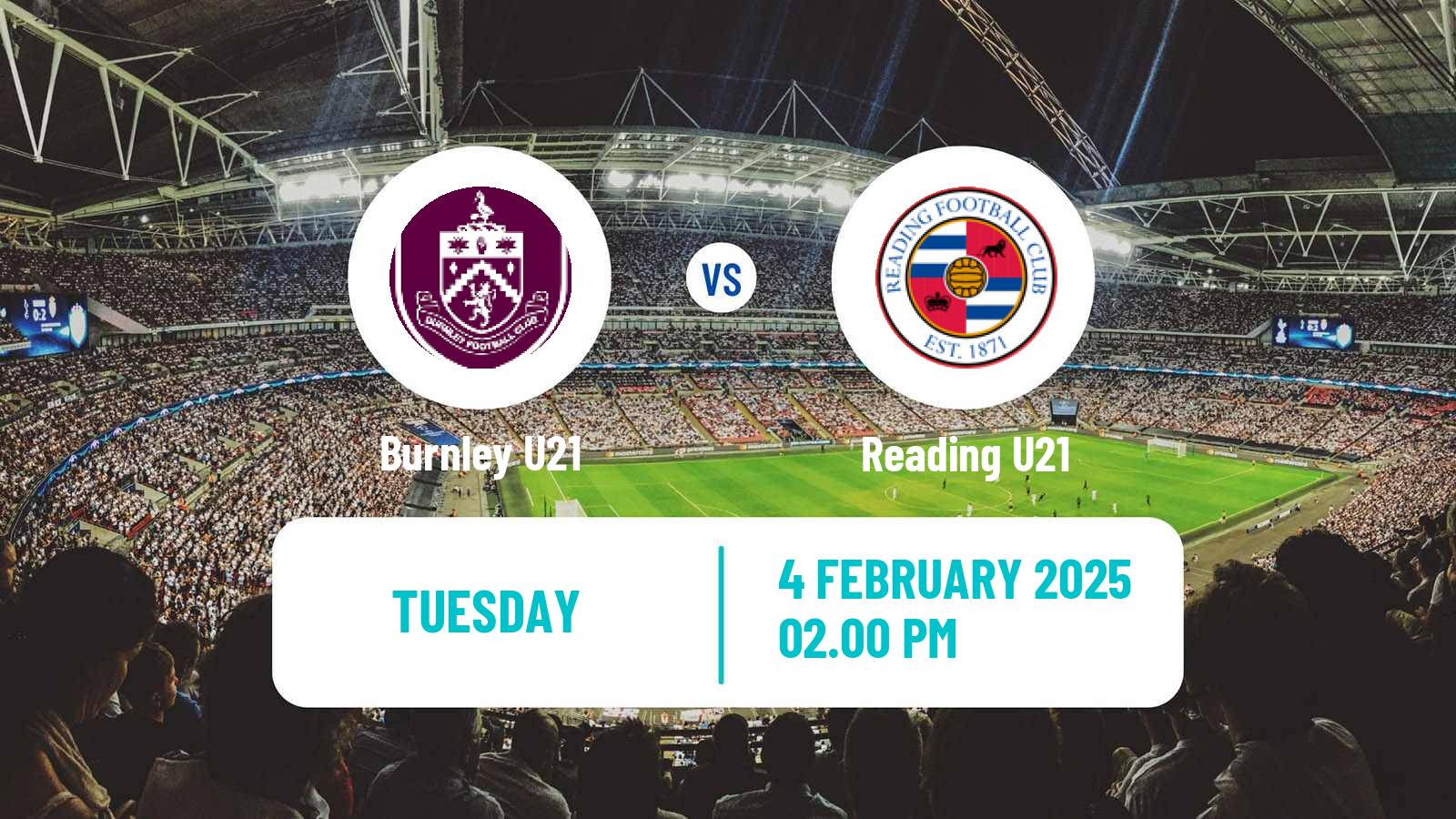 Soccer English Premier League Cup Burnley U21 - Reading U21