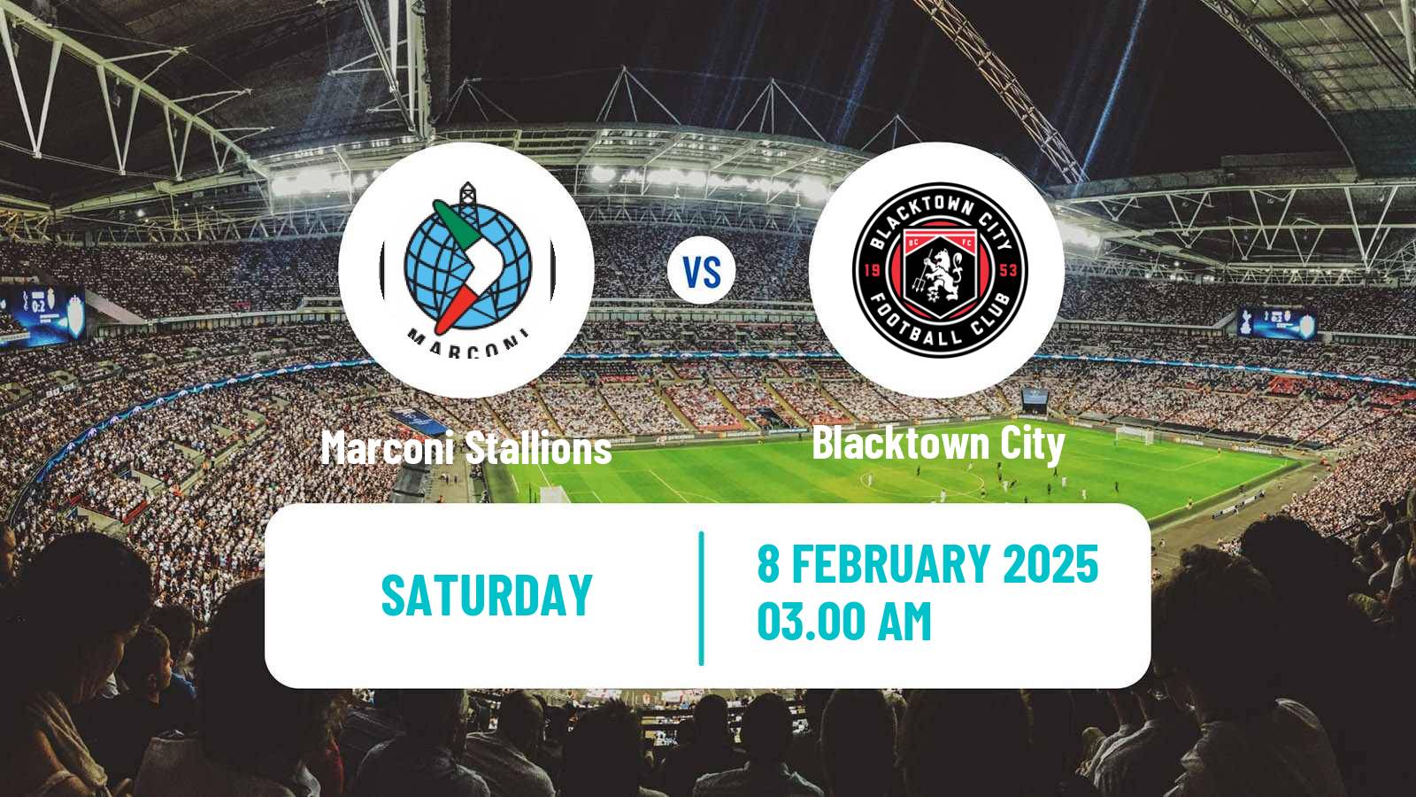 Soccer Australian NPL NSW Marconi Stallions - Blacktown City