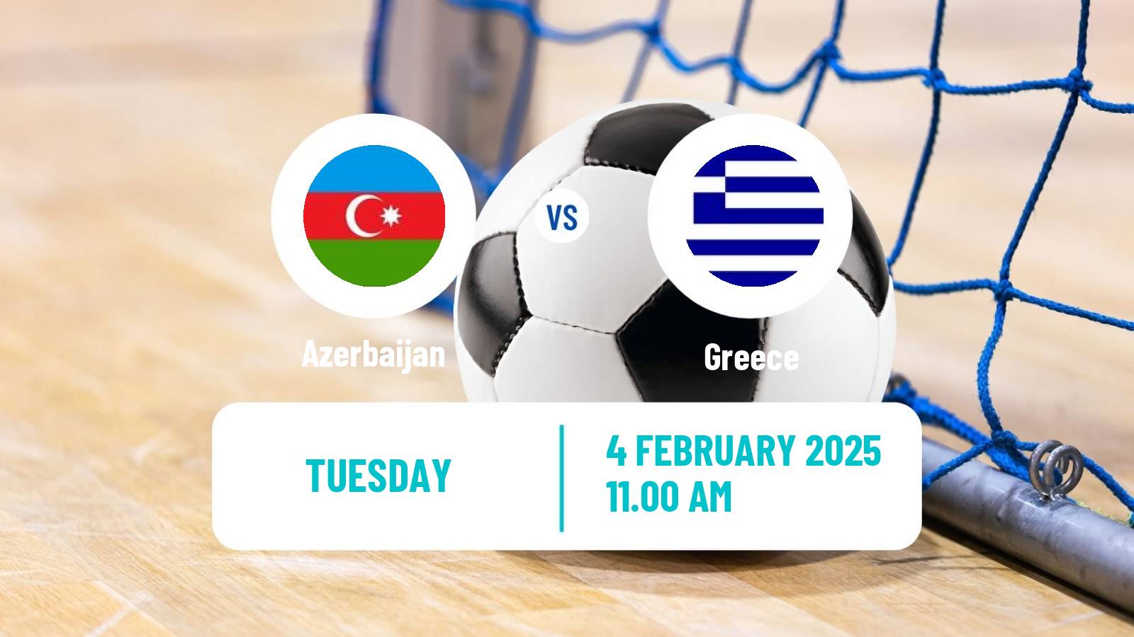 Futsal UEFA Futsal Euro Azerbaijan - Greece