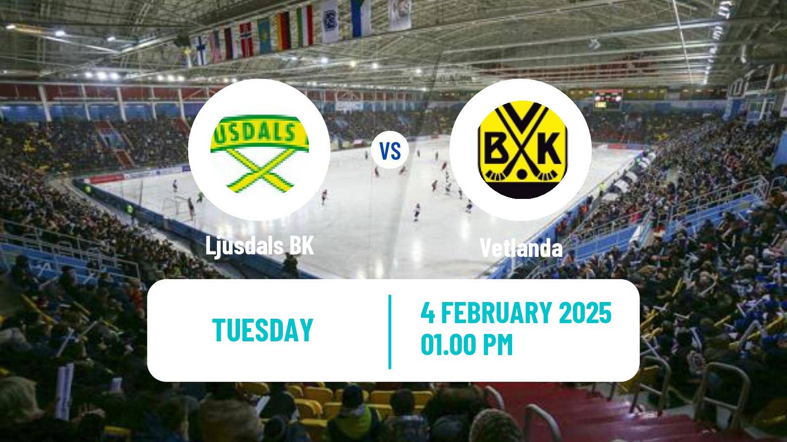 Bandy Swedish Elitserien Bandy Ljusdal - Vetlanda