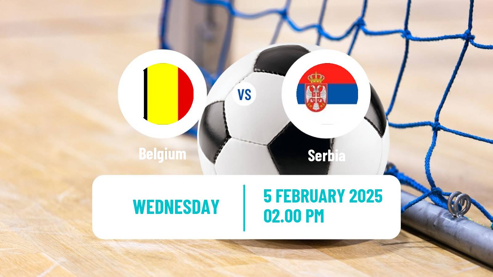 Futsal UEFA Futsal Euro Belgium - Serbia