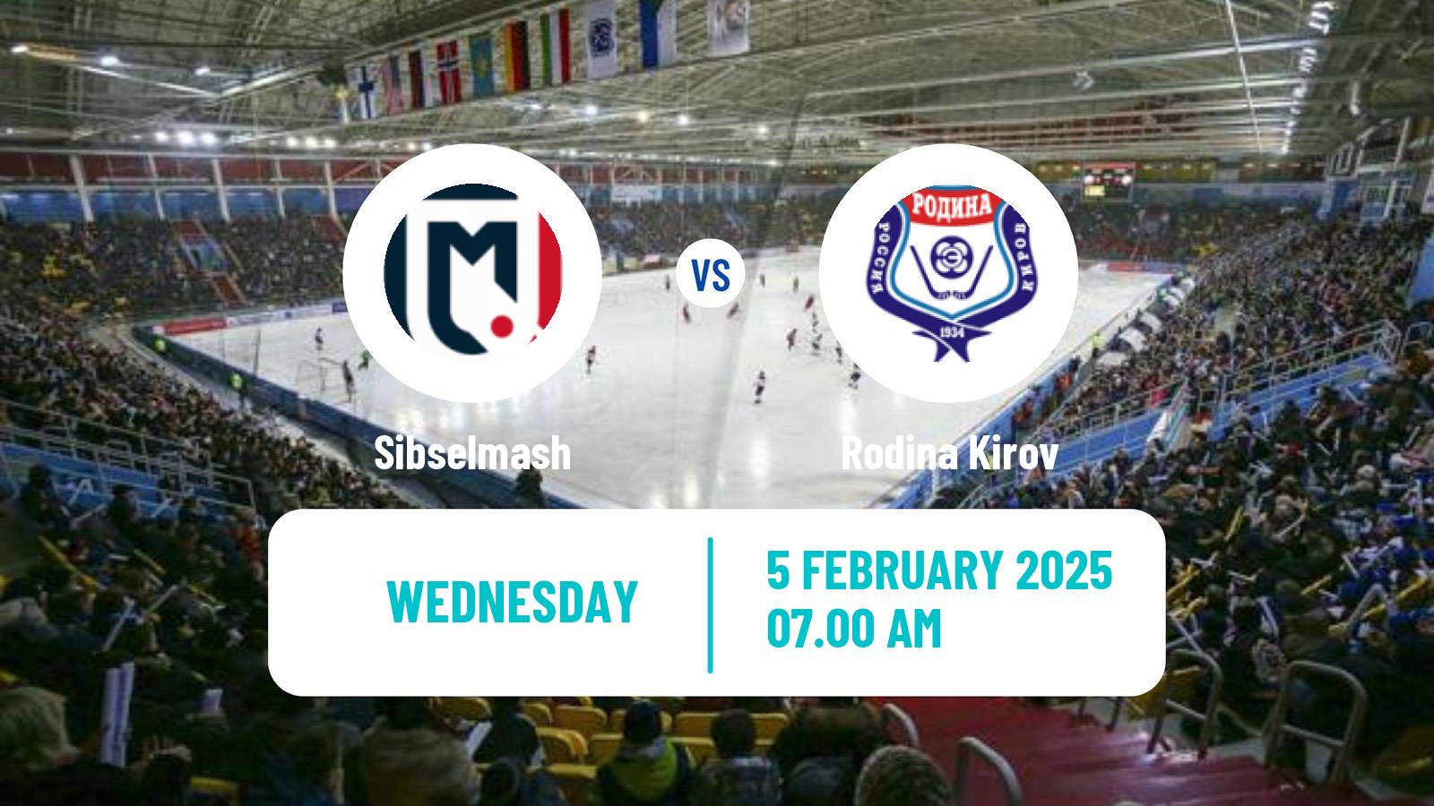 Bandy Russian Super League Bandy Sibselmash - Rodina