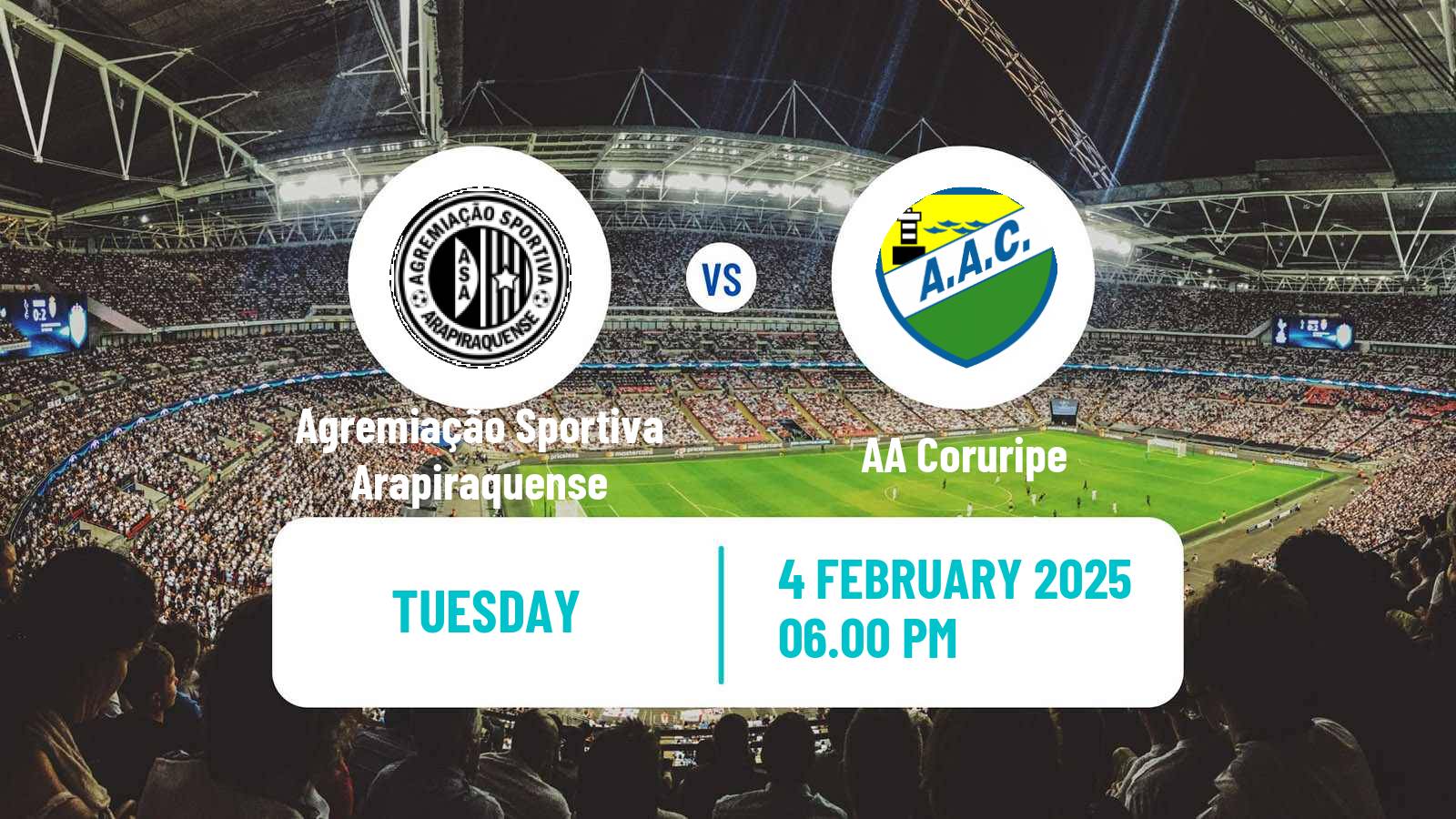 Soccer Brazilian Copa Alagoas Agremiação Sportiva Arapiraquense - Coruripe