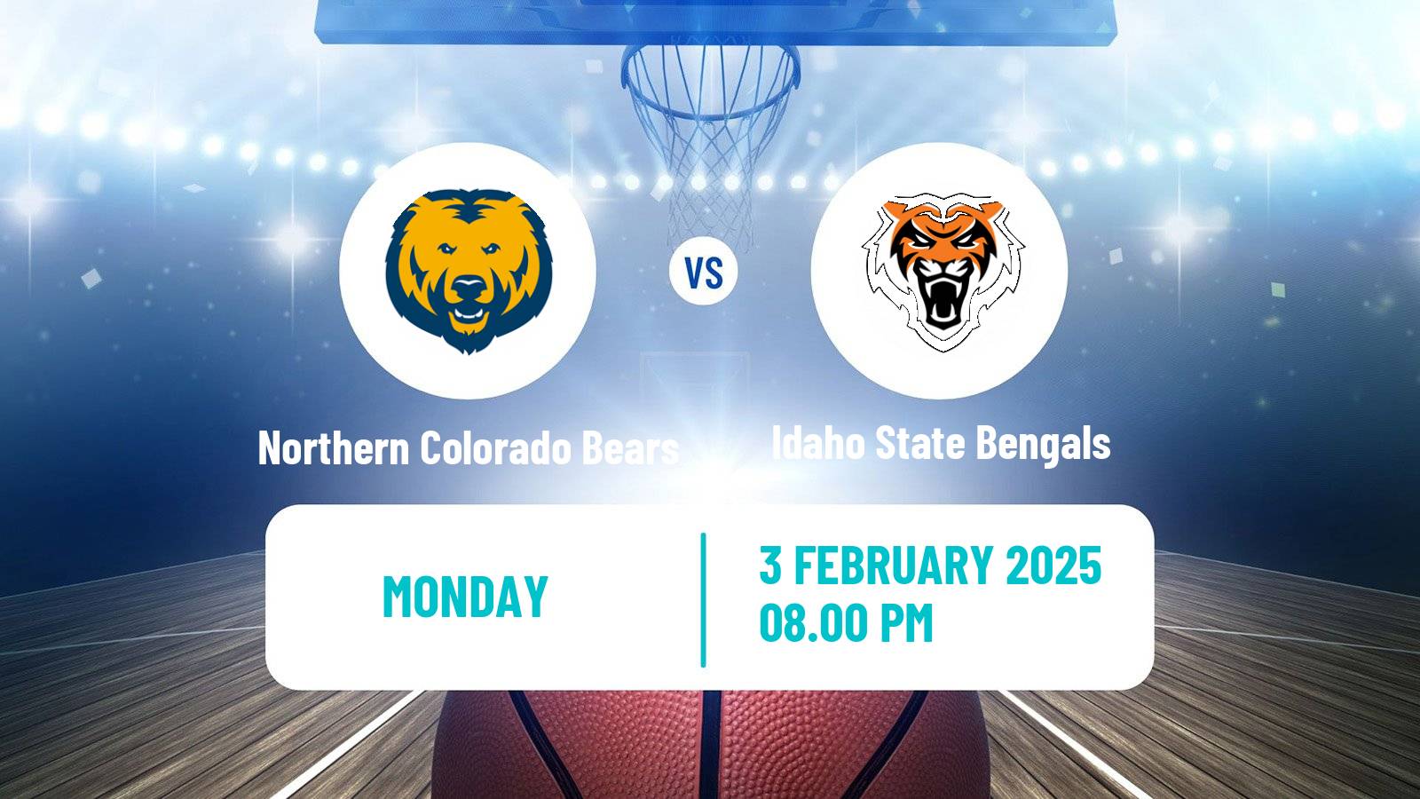 Basketball NCAA College Basketball Women Northern Colorado Bears - Idaho State Bengals