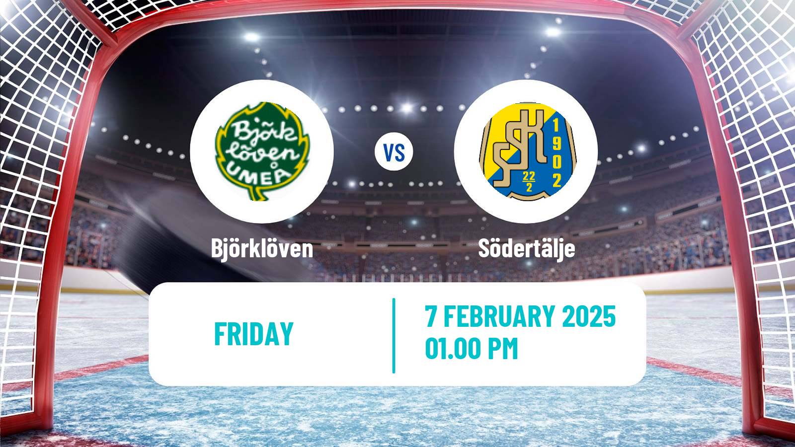 Hockey Swedish Hockey Allsvenskan Björklöven - Södertälje