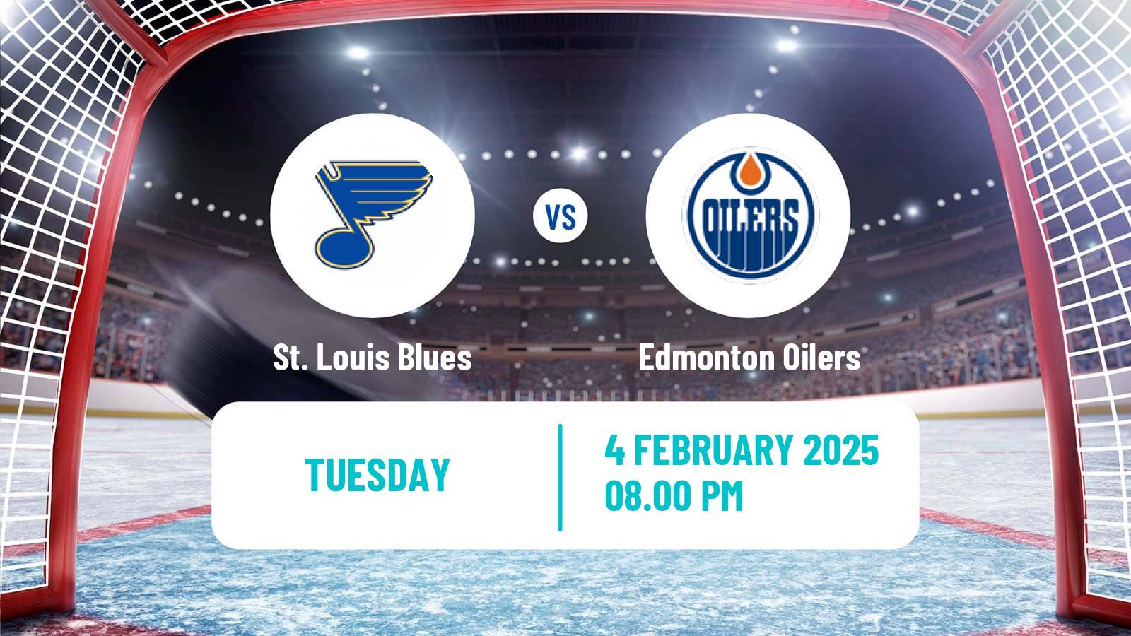 Hockey NHL St. Louis Blues - Edmonton Oilers