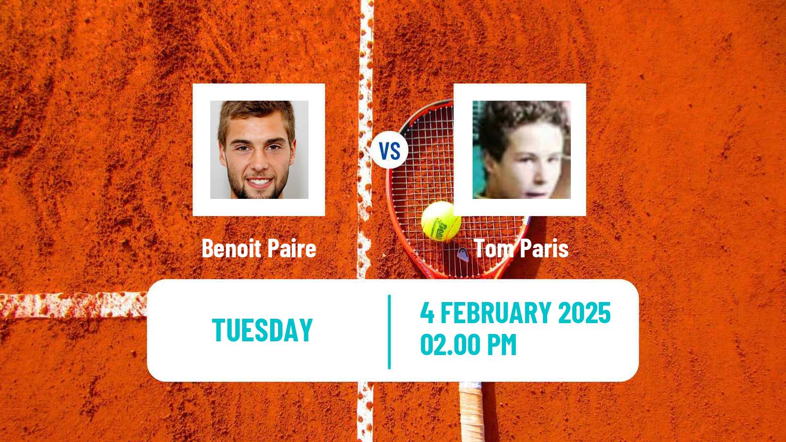 Tennis Lille Challenger Men Benoit Paire - Tom Paris