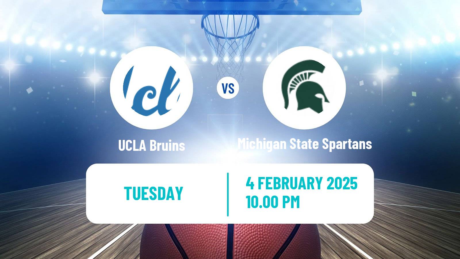 Basketball NCAA College Basketball UCLA Bruins - Michigan State Spartans