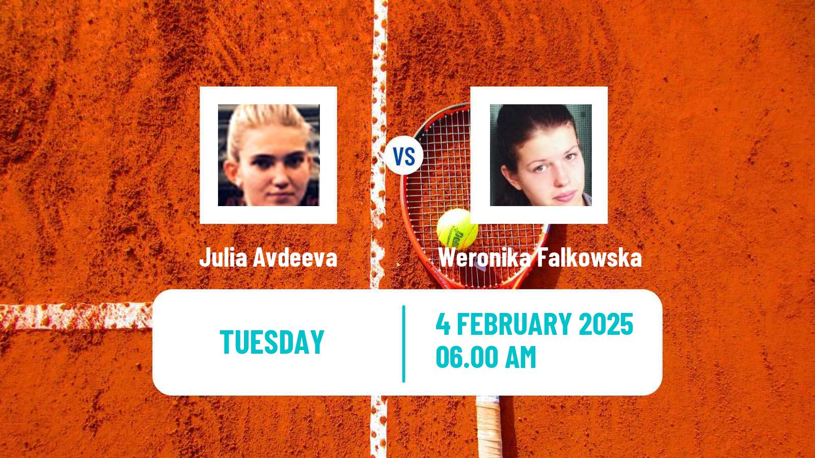 Tennis ITF W75 Leszno Women Julia Avdeeva - Weronika Falkowska