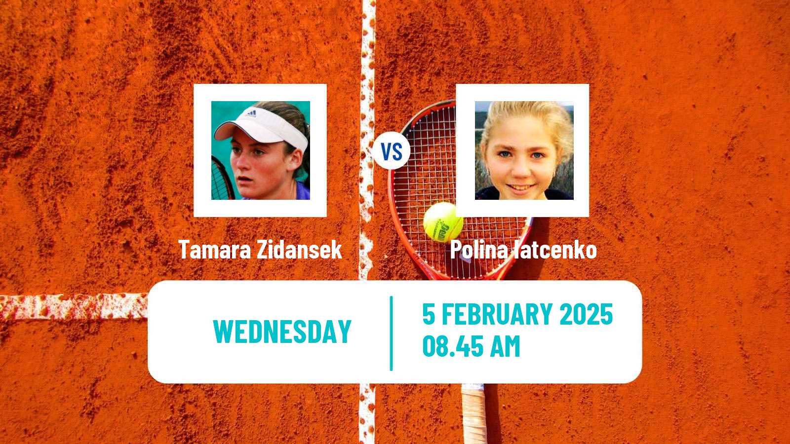 Tennis ITF W75 Leszno Women Tamara Zidansek - Polina Iatcenko