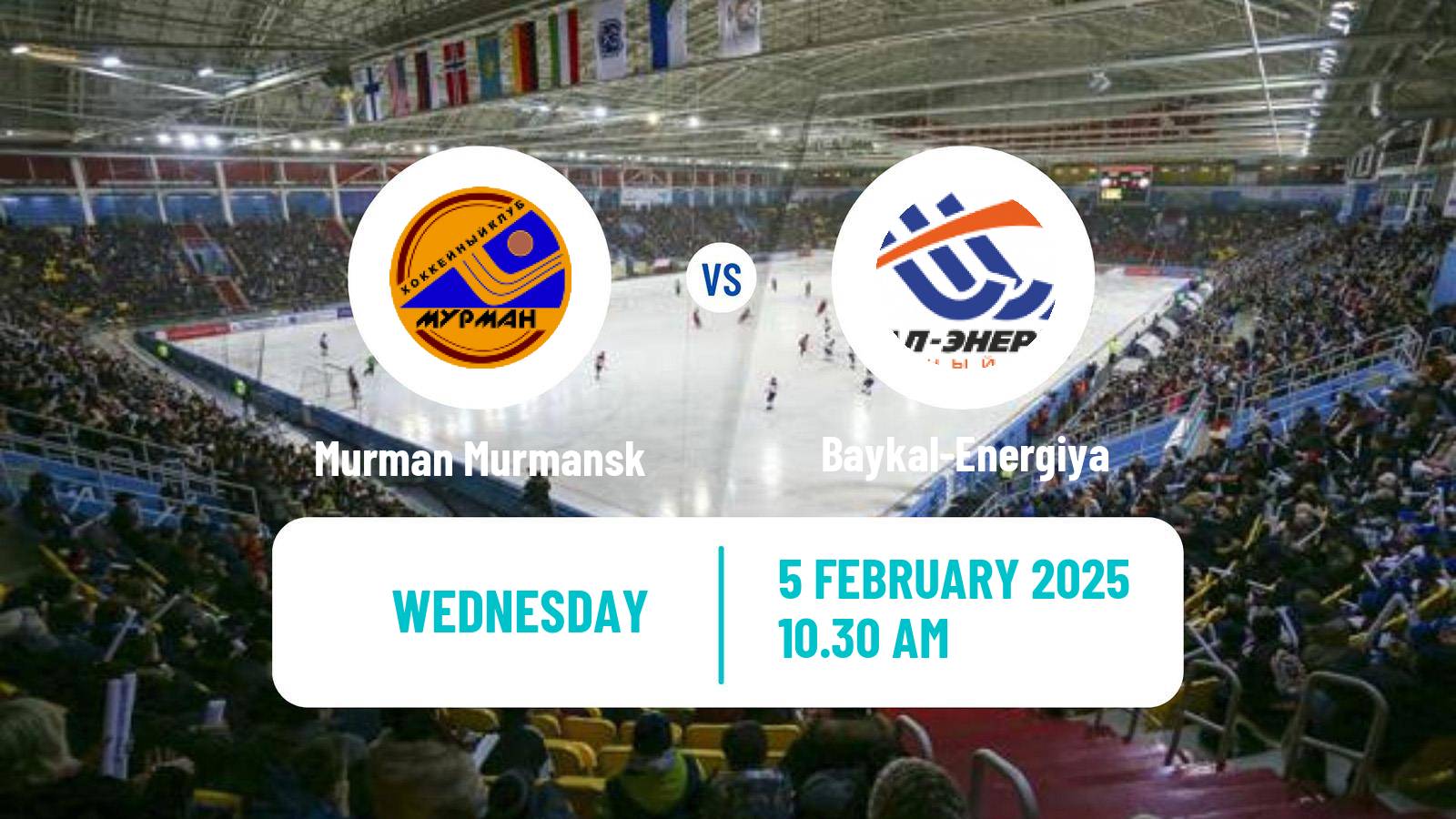 Bandy Russian Super League Bandy Murman Murmansk - Baykal-Energiya