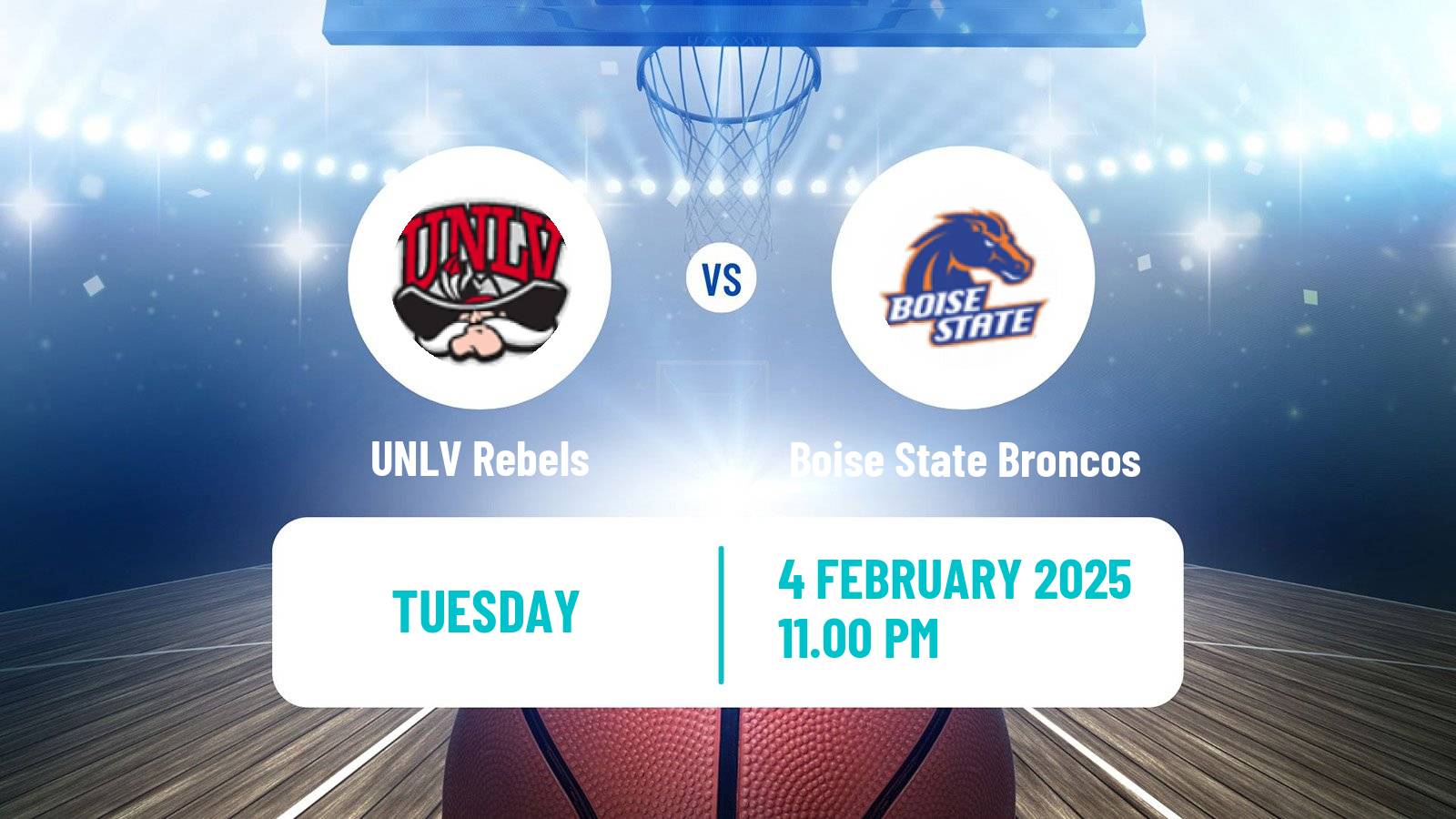 Basketball NCAA College Basketball UNLV Rebels - Boise State Broncos