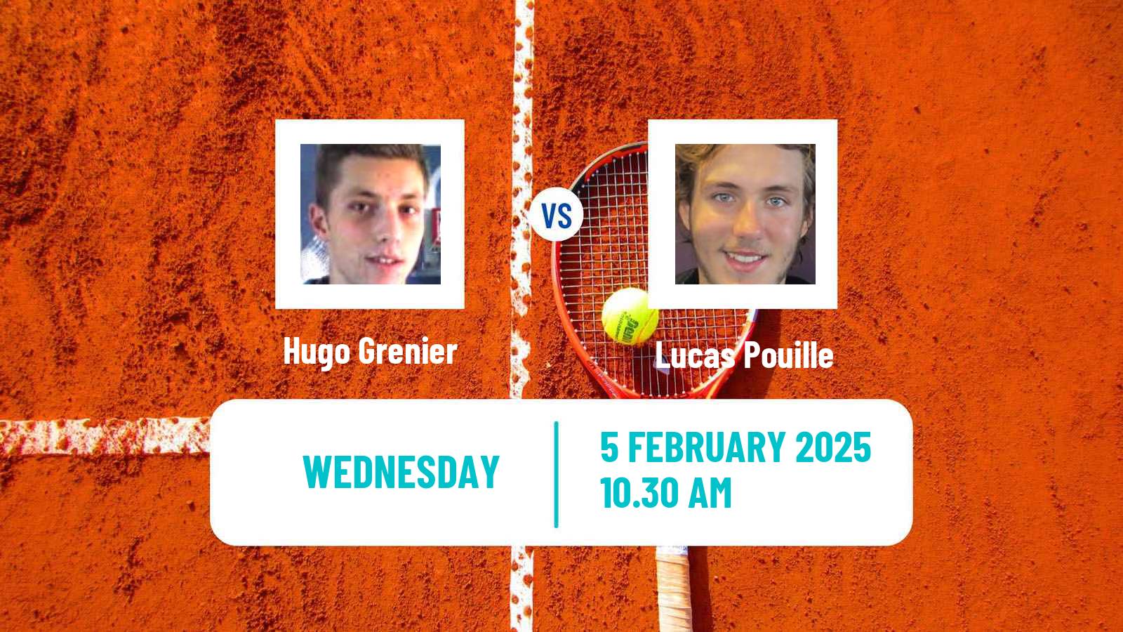 Tennis Lille Challenger Men Hugo Grenier - Lucas Pouille