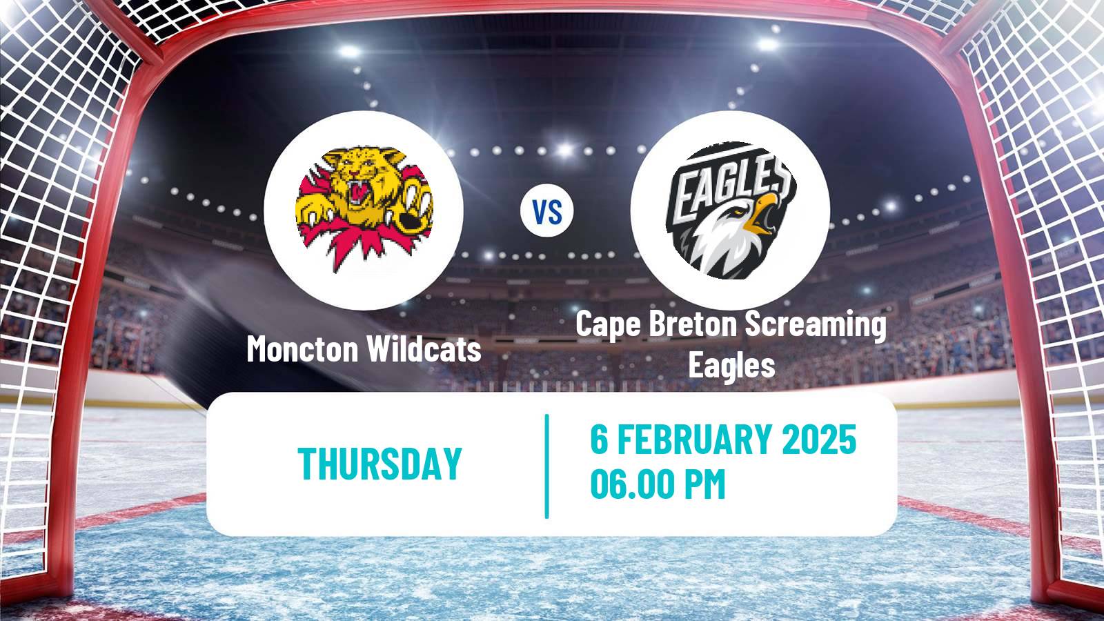 Hockey QMJHL Moncton Wildcats - Cape Breton Screaming Eagles