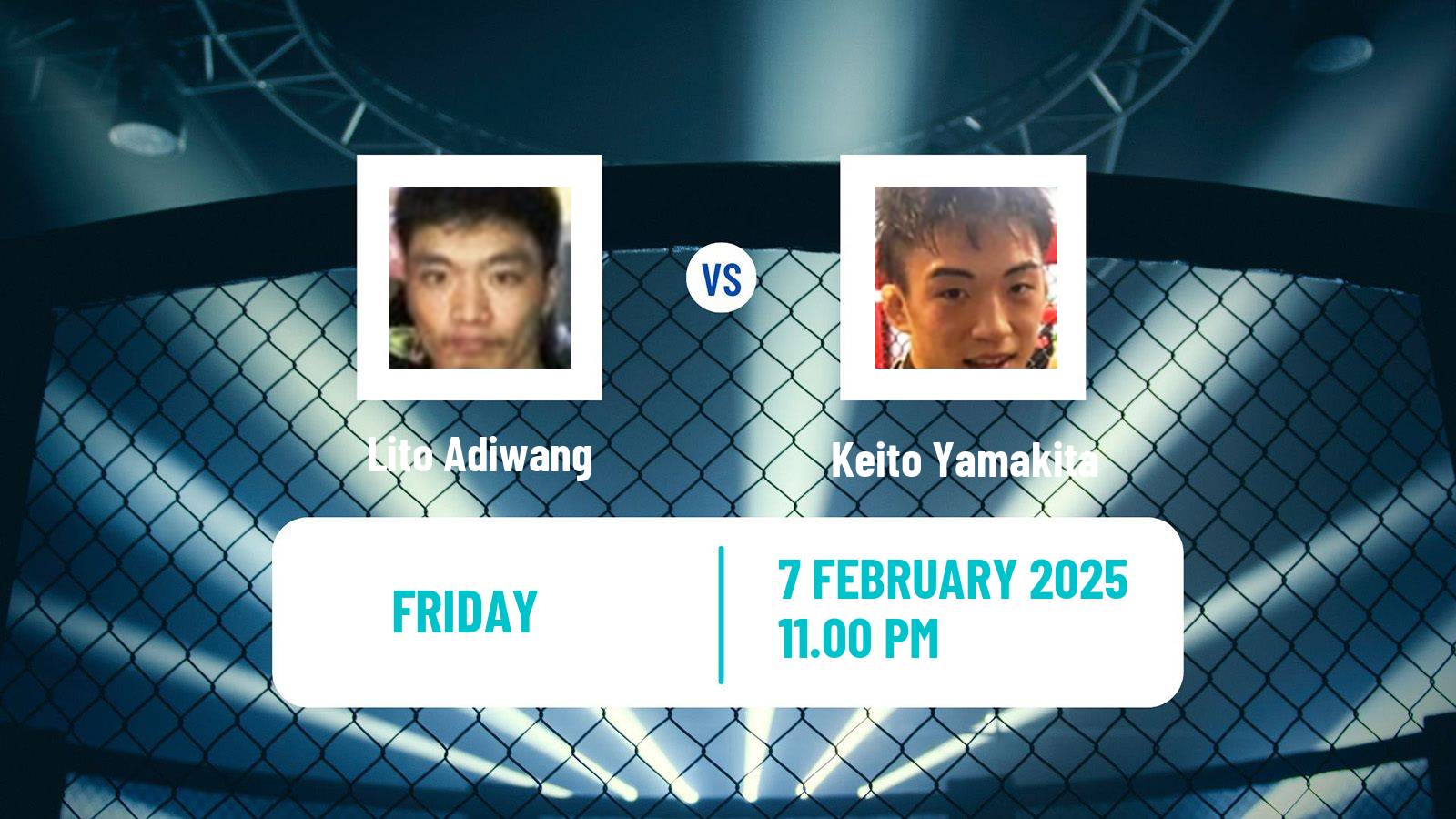 MMA Strawweight One Championship Men Lito Adiwang - Keito Yamakita