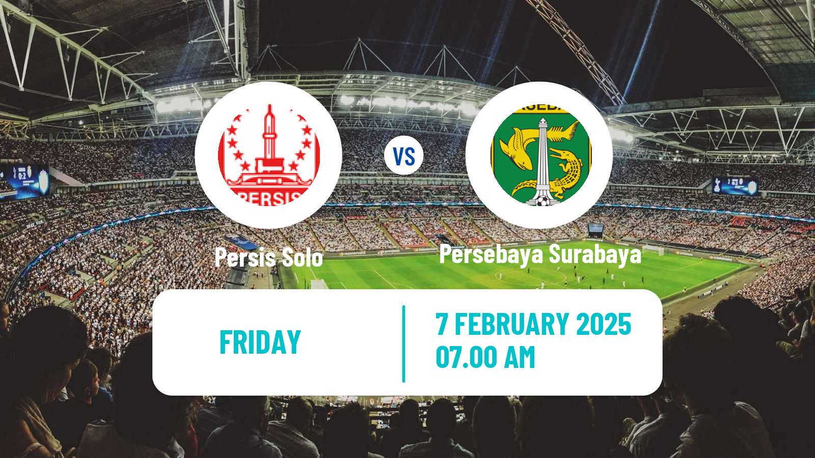 Soccer Indonesian Liga 1 Persis Solo - Persebaya Surabaya