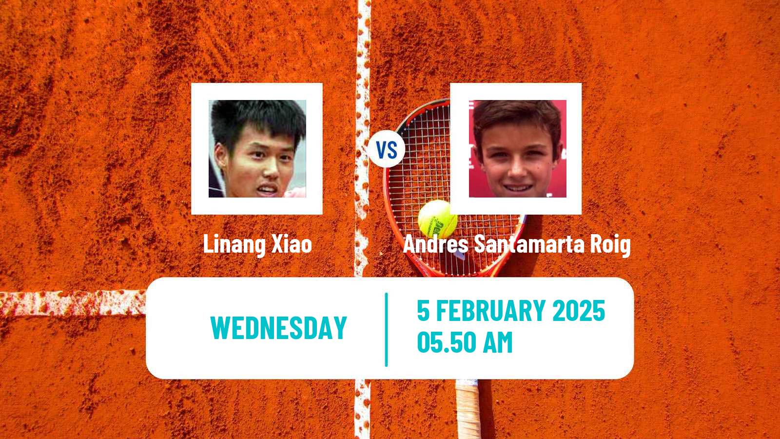 Tennis ITF M15 Valencia Men Linang Xiao - Andres Santamarta Roig