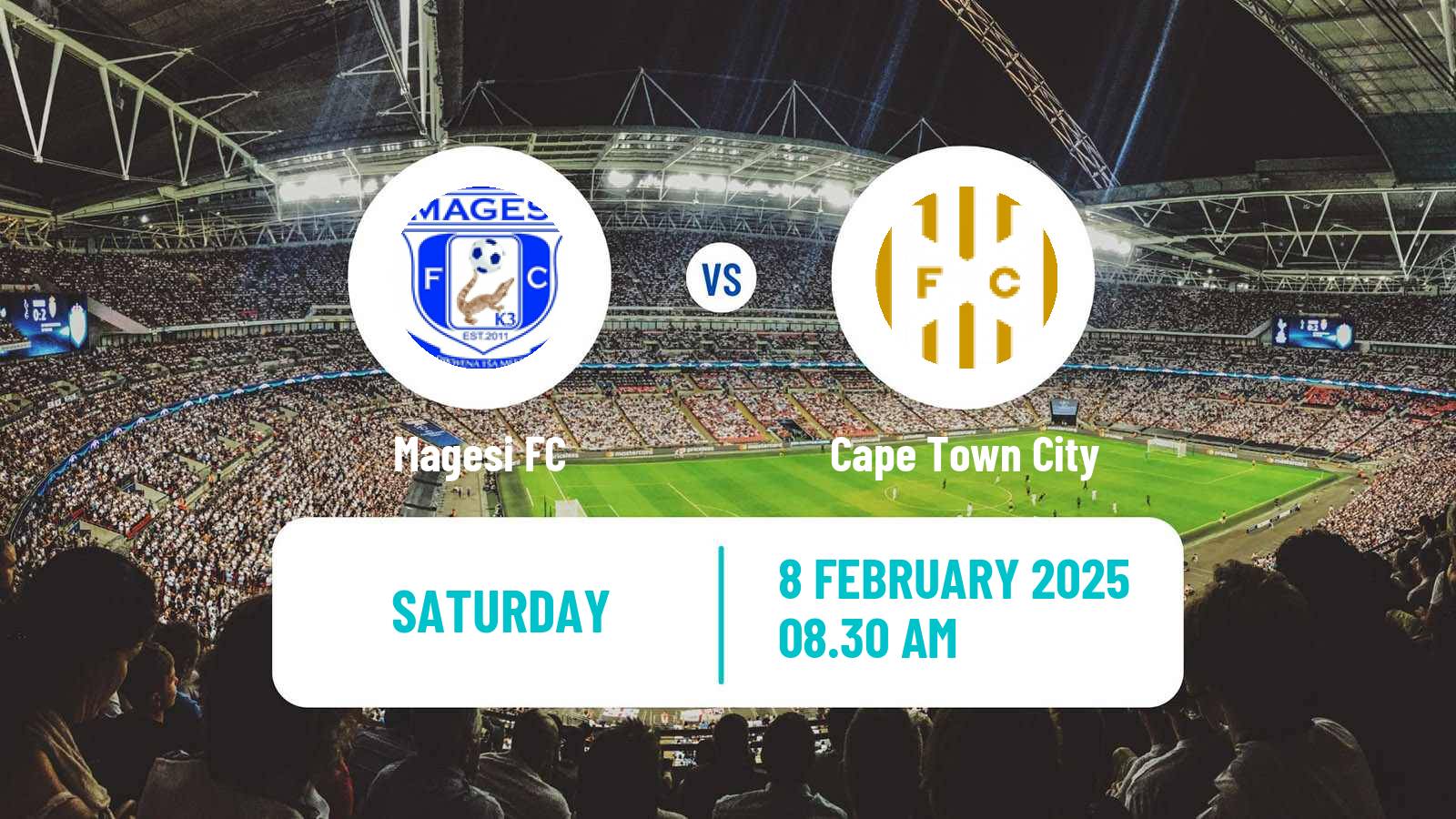 Soccer South African Premier Soccer League Magesi - Cape Town City