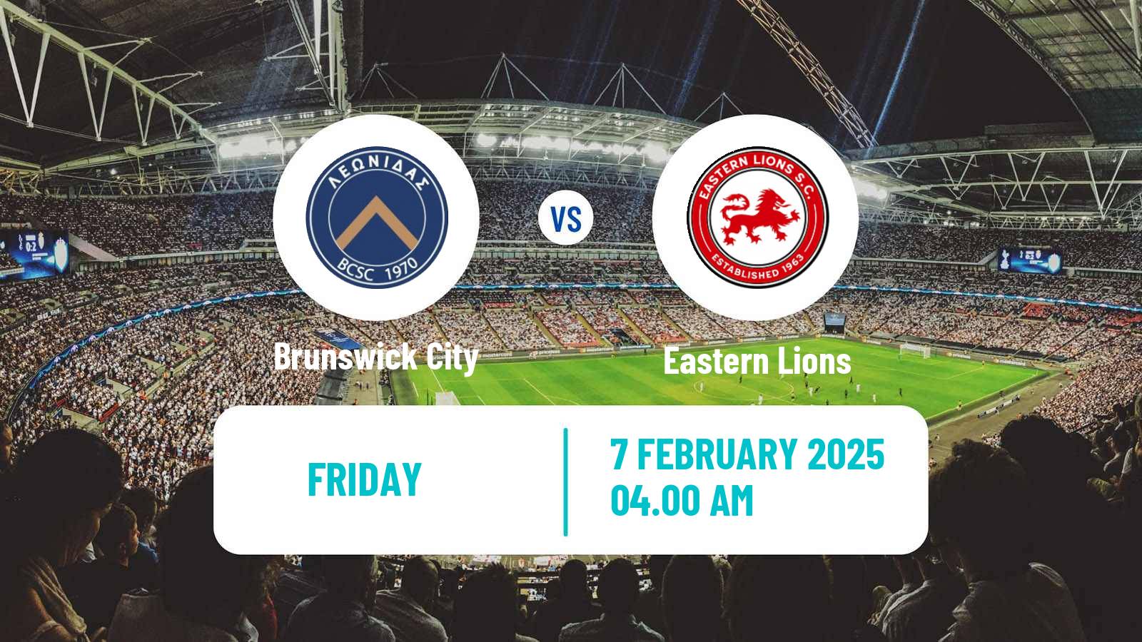 Soccer Australian Victoria Premier League Brunswick City - Eastern Lions