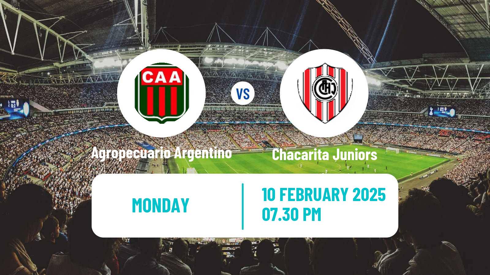 Soccer Argentinian Primera Nacional Agropecuario Argentino - Chacarita Juniors