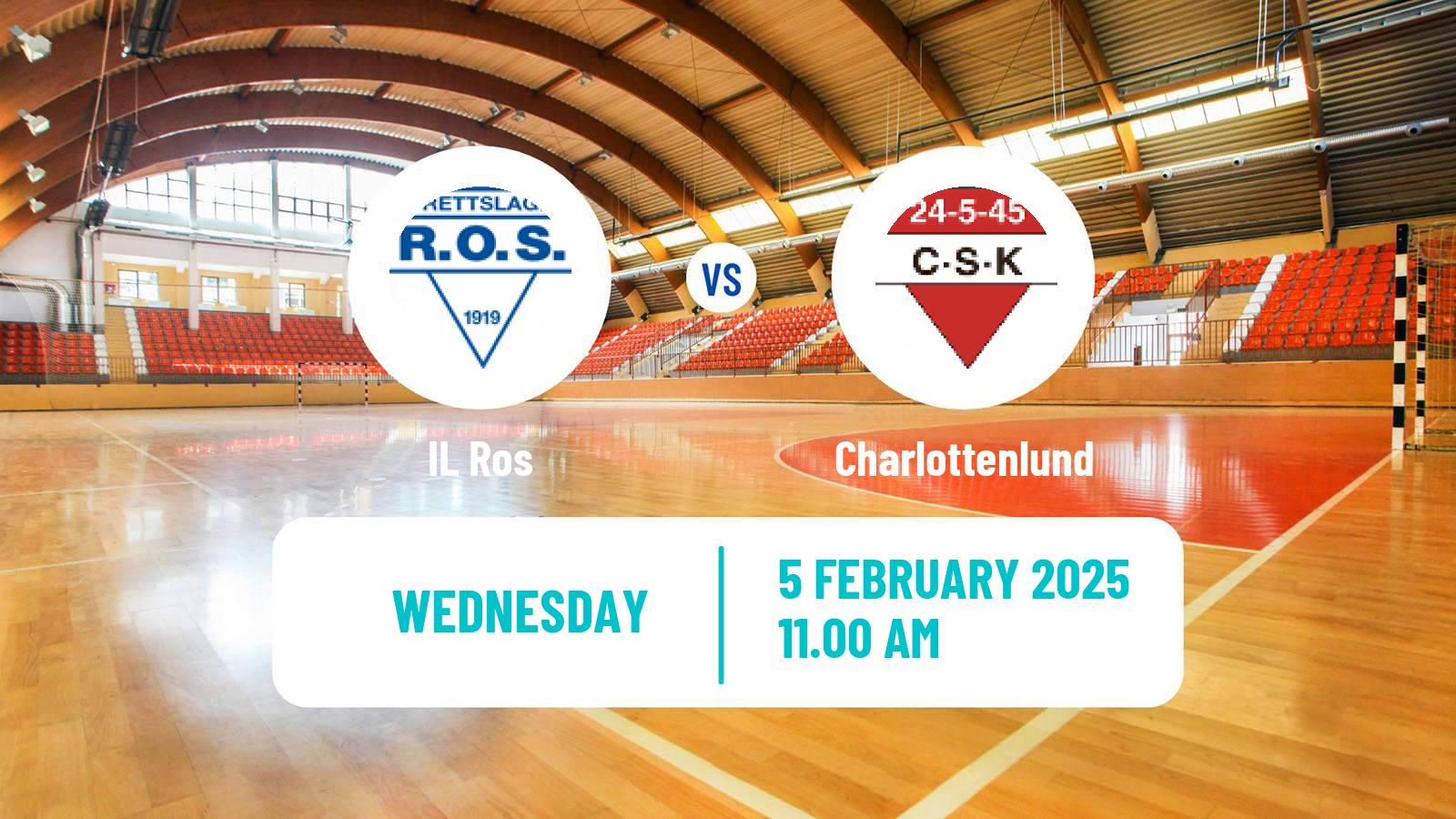 Handball Norwegian 1 Division Handball Ros - Charlottenlund