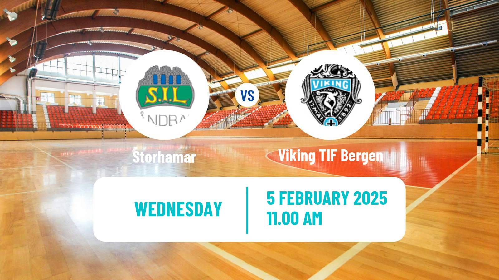 Handball Norwegian 1 Division Handball Storhamar - Viking TIF Bergen