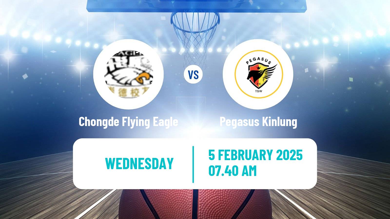 Basketball Hong Kong A1 Basketball Chongde Flying Eagle - Pegasus Kinlung