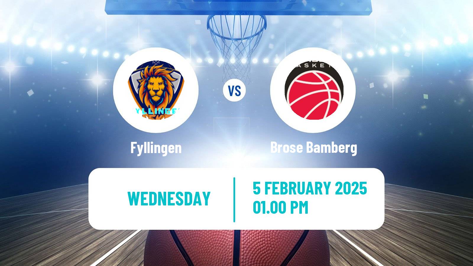 Basketball ENBL Fyllingen - Brose Bamberg