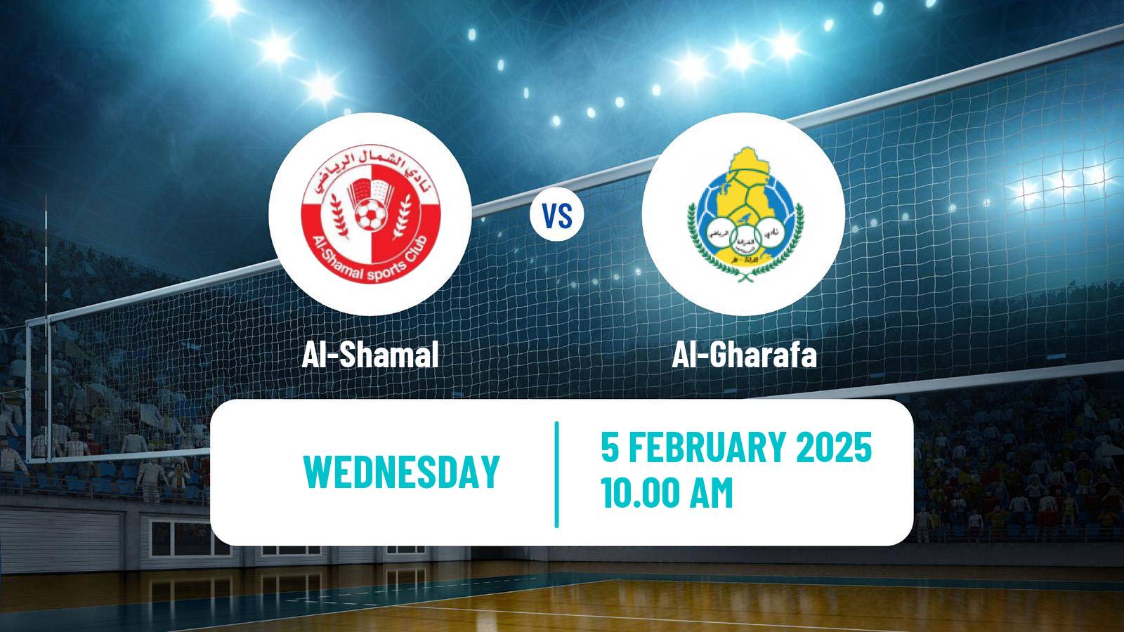 Volleyball Qatar Volleyball League Al-Shamal - Al-Gharafa