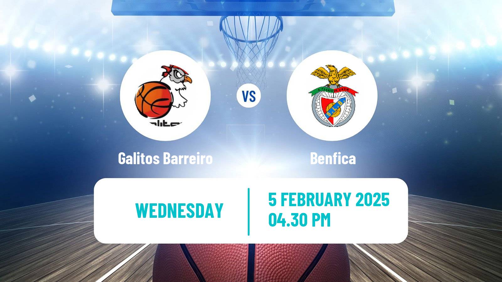 Basketball Portuguese Taca da Liga Basketball Galitos Barreiro - Benfica