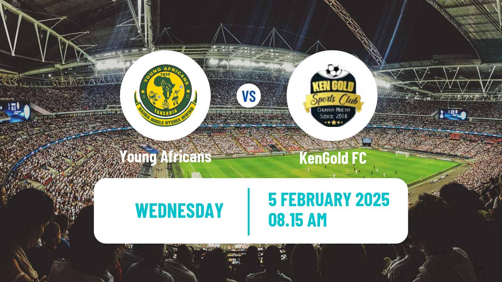 Soccer Tanzanian Premier League Young Africans - KenGold