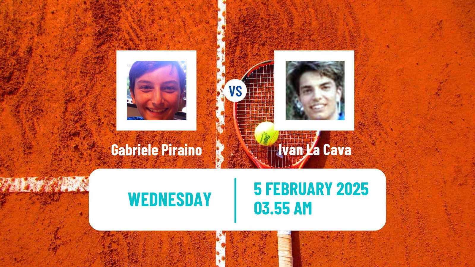 Tennis ITF M25 Antalya 2 Men 2025 Gabriele Piraino - Ivan La Cava