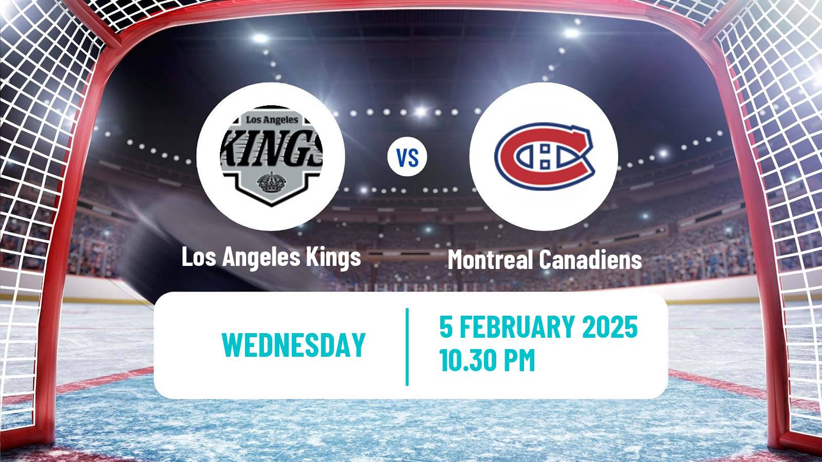 Hockey NHL Los Angeles Kings - Montreal Canadiens