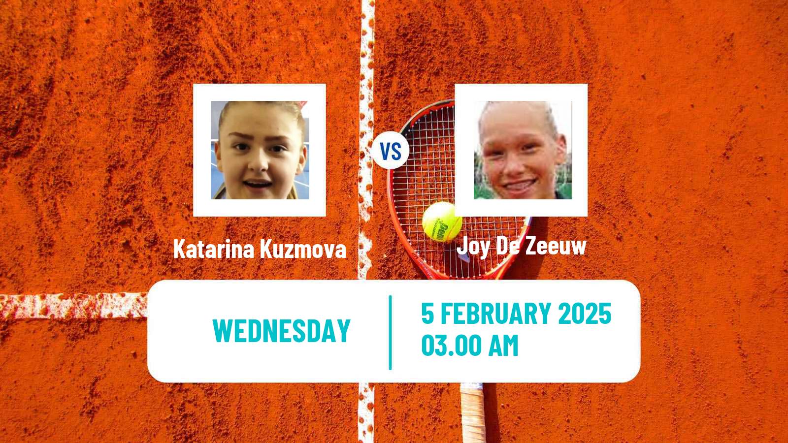 Tennis ITF W15 Sharm Elsheikh 2 Women Katarina Kuzmova - Joy De Zeeuw