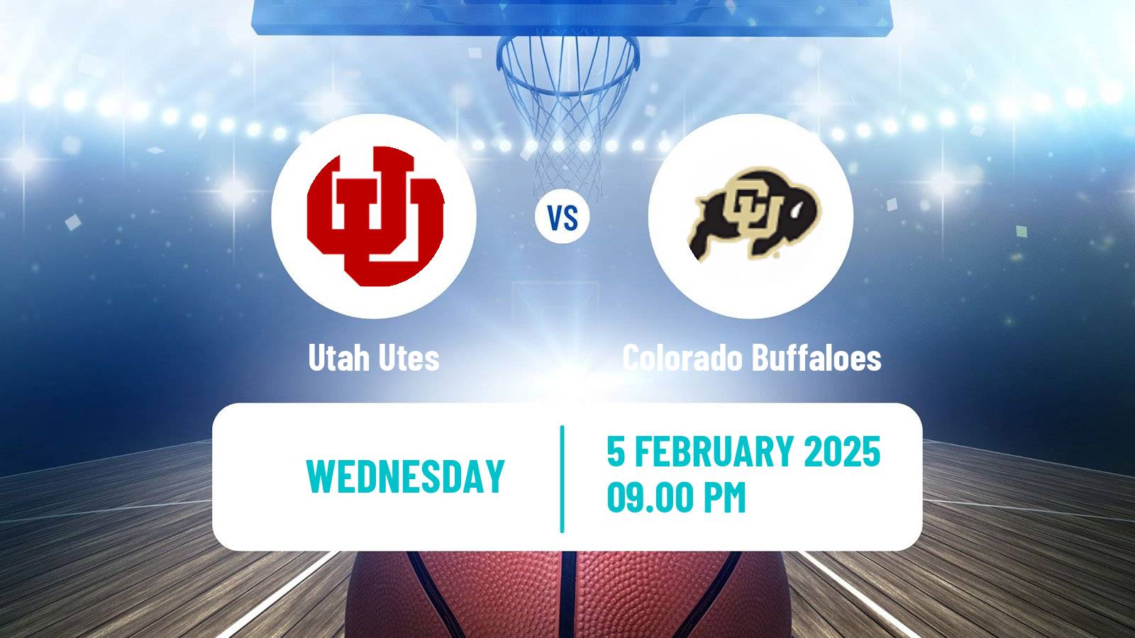 Basketball NCAA College Basketball Utah Utes - Colorado Buffaloes