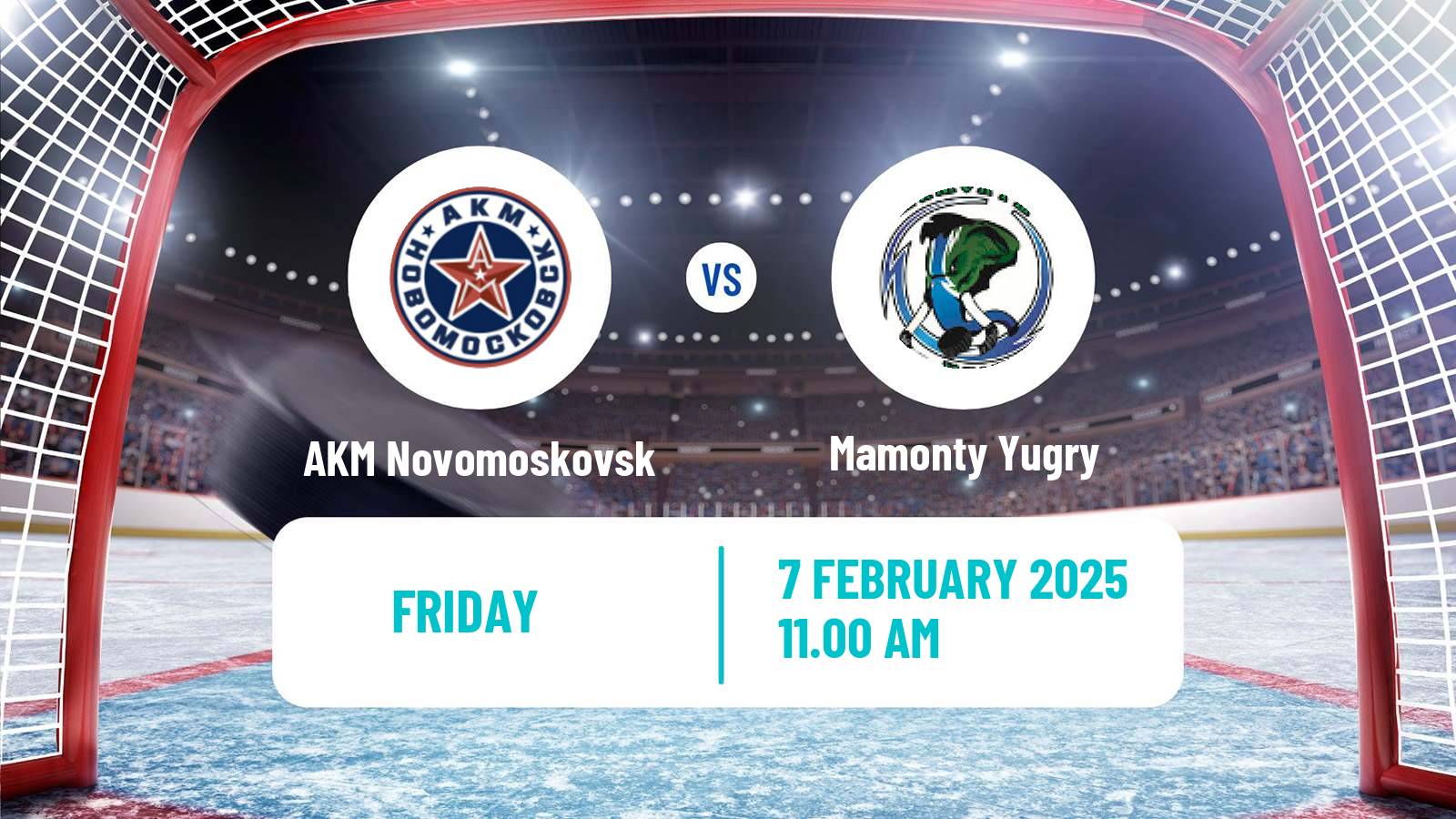 Hockey MHL AKM Novomoskovsk - Mamonty Yugry