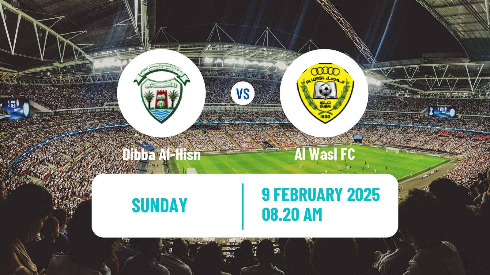 Soccer UAE Football League Dibba Al-Hisn - Al Wasl