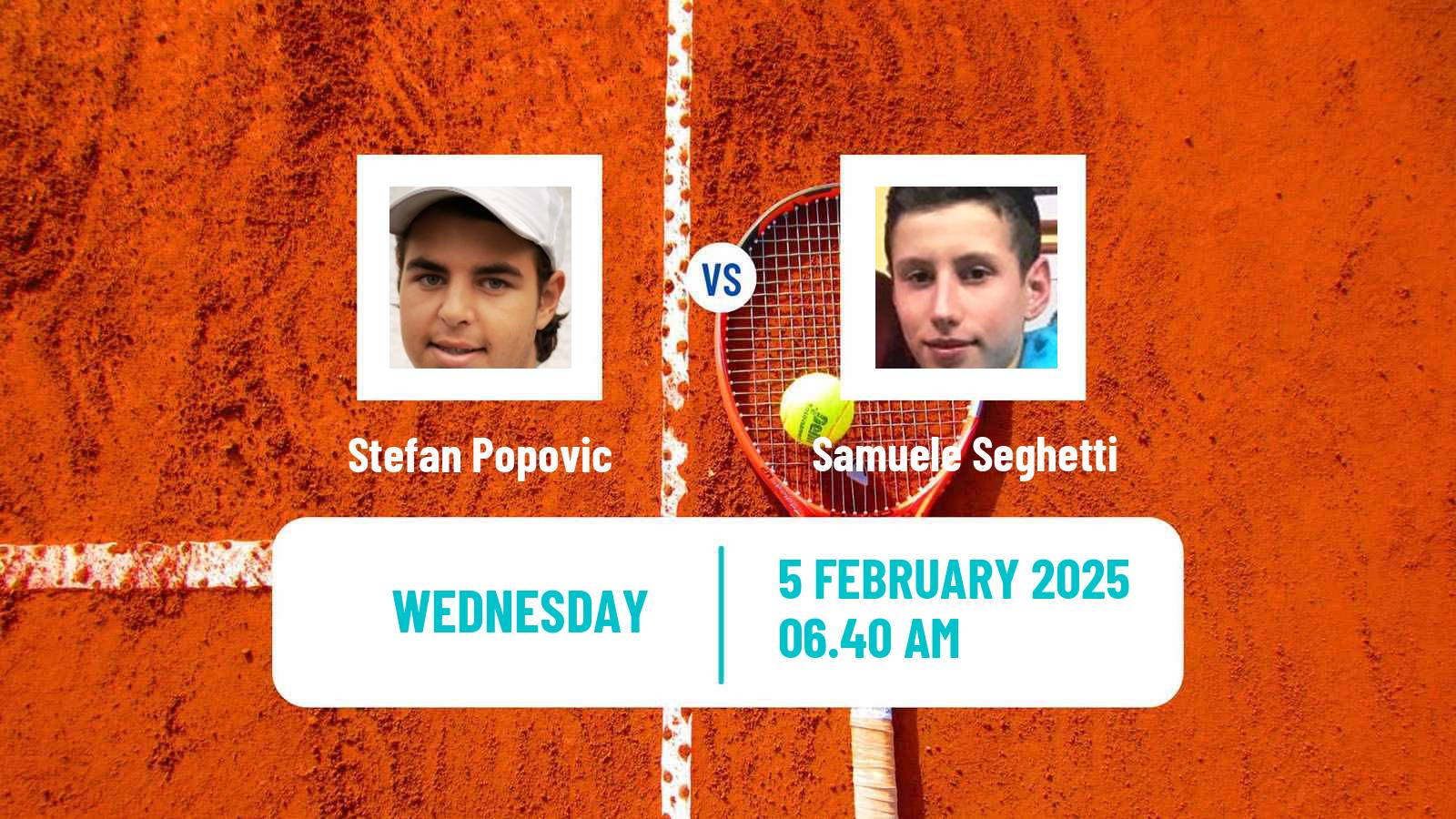 Tennis ITF M25 Antalya 2 Men Stefan Popovic - Samuele Seghetti