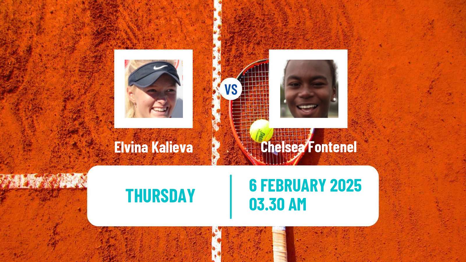 Tennis ITF W35 Herrenschwanden Women Elvina Kalieva - Chelsea Fontenel