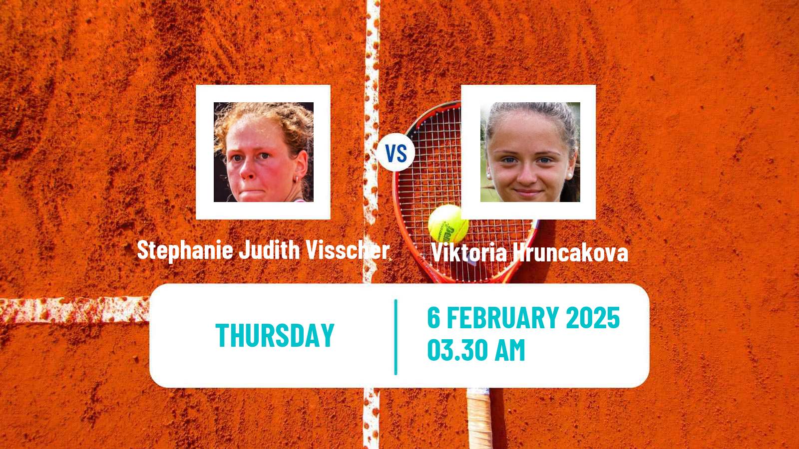 Tennis ITF W35 Herrenschwanden Women Stephanie Judith Visscher - Viktoria Hruncakova