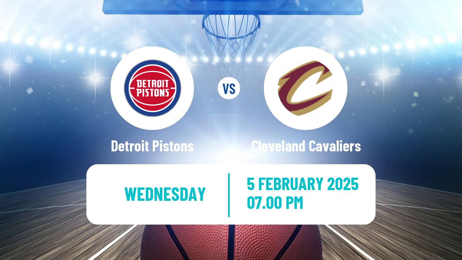 Basketball NBA Detroit Pistons - Cleveland Cavaliers