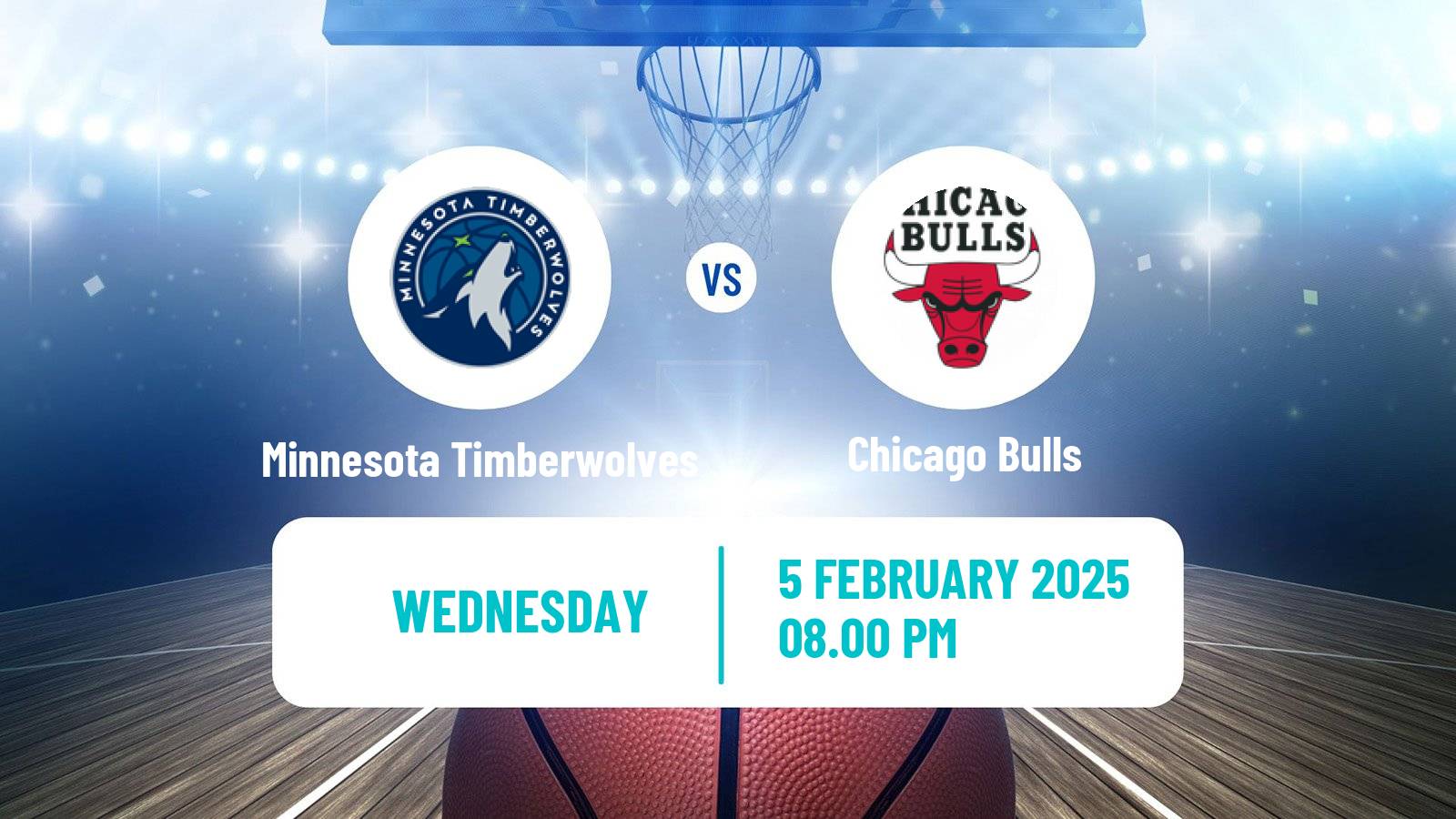 Basketball NBA Minnesota Timberwolves - Chicago Bulls