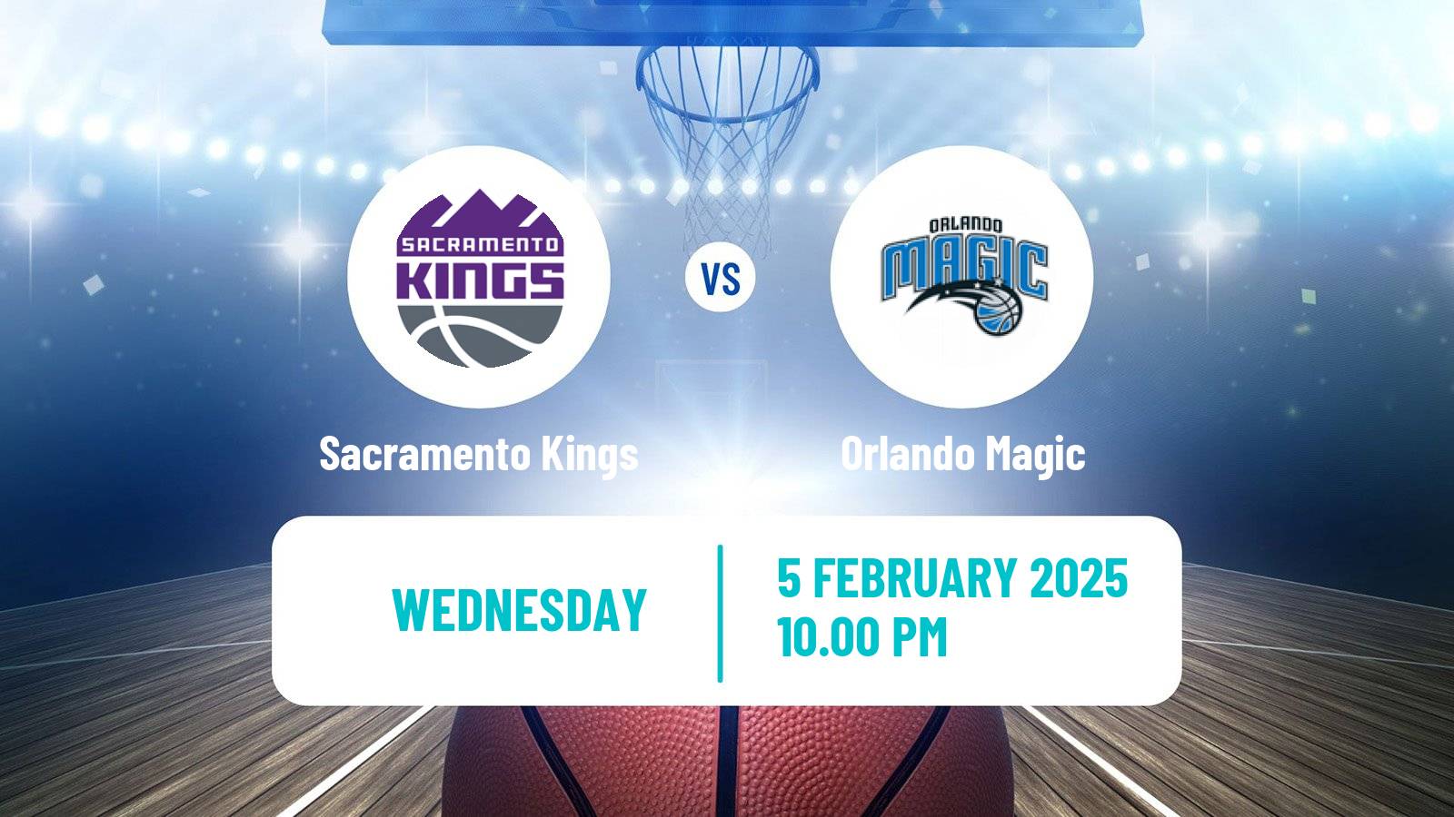 Basketball NBA Sacramento Kings - Orlando Magic