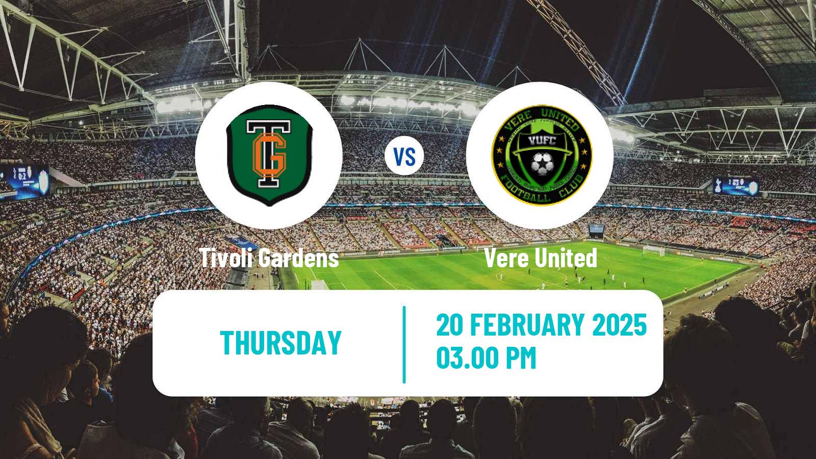 Soccer Jamaica National Premier League Tivoli Gardens - Vere United