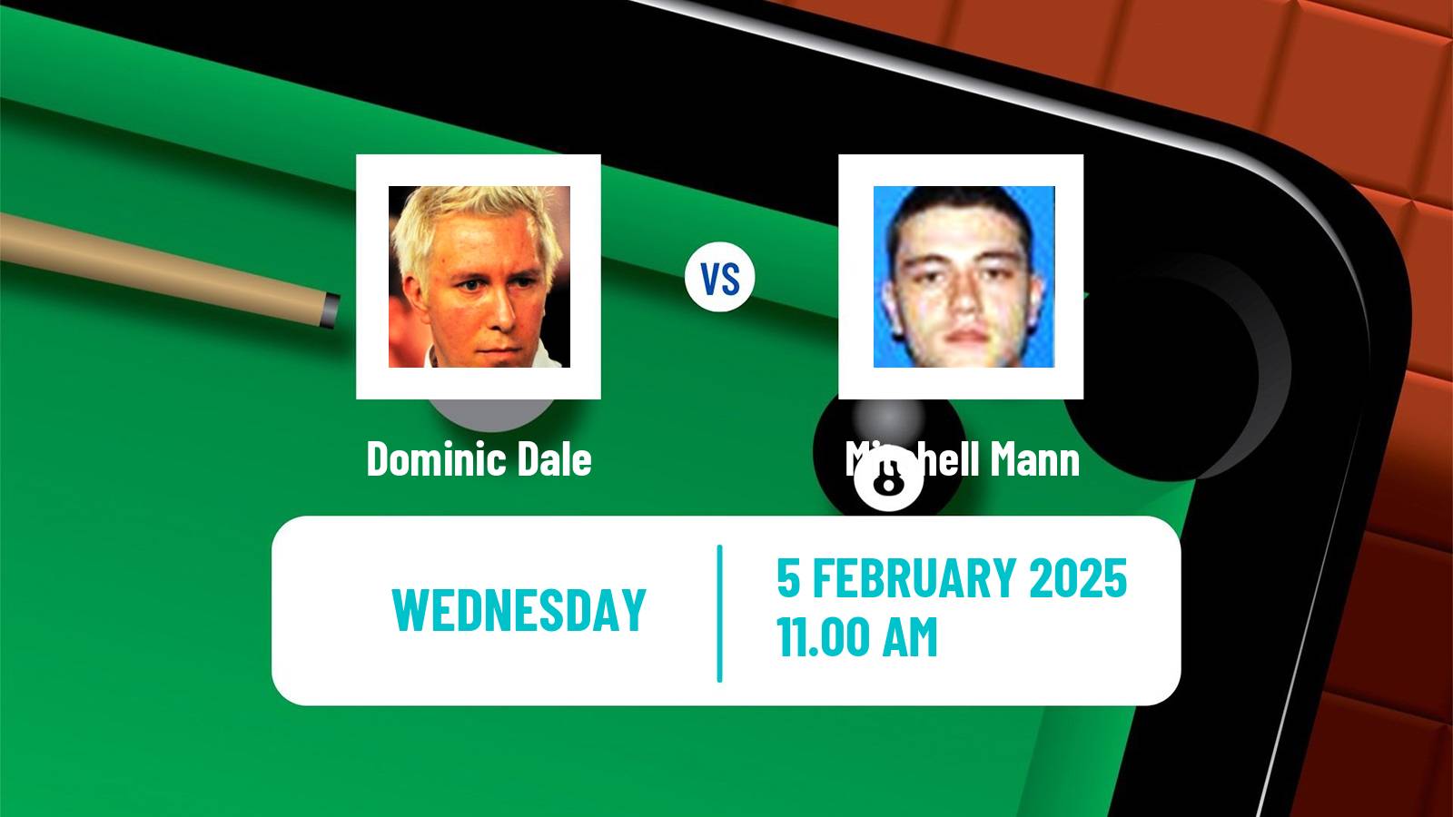 Snooker Welsh Open Dominic Dale - Mitchell Mann