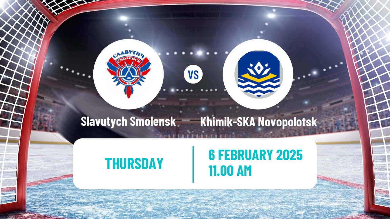 Hockey Belarusian Extraleague Slavutych Smolensk - Khimik-SKA Novopolotsk